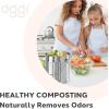 imageOGGI Set of 2 Charcoal Filters Replacement Charcoal Filter for Countertop Compost Bin with Lid Eco Friendly Products