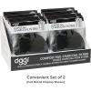 imageOGGI Set of 2 Charcoal Filters Replacement Charcoal Filter for Countertop Compost Bin with Lid Eco Friendly Products