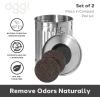imageOGGI Set of 2 Charcoal Filters Replacement Charcoal Filter for Countertop Compost Bin with Lid Eco Friendly Products