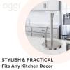 imageOGGI Stainless Steel Paper Towel Holder  with Tension Arm and Tear Bar 13quot Height  Stainless Steel Construction