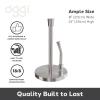 imageOGGI Stainless Steel Paper Towel Holder  with Tension Arm and Tear Bar 13quot Height  Stainless Steel Construction