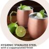 imageOggi Stainless Steel Moscow Mule Mug  20 oz Rainbow with EZgrip handleCopper