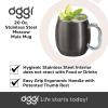 imageOggi Stainless Steel Moscow Mule Mug  20 oz Rainbow with EZgrip handleSlate Gray