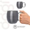 imageOggi Stainless Steel Moscow Mule Mug  20 oz Rainbow with EZgrip handleSlate Gray