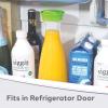 imageOGGI Clear Carafe wFlip Open Lid  Ideal Juice Bottle Clear Pitcher with Lid Tea Pitcher Water Carafe 16 Lt54Oz AquaGreen Tint