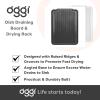 imageOGGI Dish Drain Board ampamp Drying Rack Tray for Kitchen  Ideal Rigid Drainboard Dish Drainer Tray Dish Drain Boards for Kitchen Counter 1275 x 1725quot  White