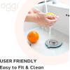 imageOGGI Silicone Sink Strainer ampamp Stopper Set Great Kitchen Sink Strainer Silicone Drain Stopper Sink Drain Strainer Sink Plug 46 Diameter Rim GrayTurquoise