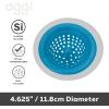 imageOGGI Silicone ampamp Metal Sink Stopper Great Kitchen Sink Stopper Silicone Drain Stopper Sink Plug 46 Diameter Metal Rim TurquoiseTurquoise