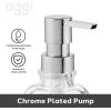 imageOggi 12oz Round Glass Lotion and Soap Dispenser for Kitchen or BathSmokeGray