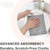 imageOggi Bambou OdorFree Kitchen Washcloths  Natural Kitchen Dish Cloths 91 BambooDerived Rayon Cellulose Fiber Reusable Absorbent Hygienic Fast Dry Durable NonScratch LintFree  6 pcs 7x9