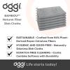 imageOggi Bambou OdorFree Kitchen Washcloths  Natural Kitchen Dish Cloths 91 BambooDerived Rayon Cellulose Fiber Reusable Absorbent Hygienic Fast Dry Durable NonScratch LintFree  6 pcs 7x9