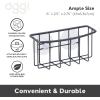 imageOggi Metal Suction Sink Caddy Kitchen Brush Bar Soap or Sponge Holder for Kitchen Sink Great Kitchen Sink Organizer for Sink Accessories 6 x 25 x 275 GrayGrey