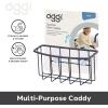 imageOggi Metal Suction Sink Caddy Kitchen Brush Bar Soap or Sponge Holder for Kitchen Sink Great Kitchen Sink Organizer for Sink Accessories 6 x 25 x 275 GrayGrey