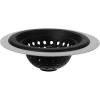 imageOGGI Silicone ampamp Metal Sink Stopper Great Kitchen Sink Stopper Silicone Drain Stopper Sink Plug 46 Diameter Metal Rim TurquoiseBlack