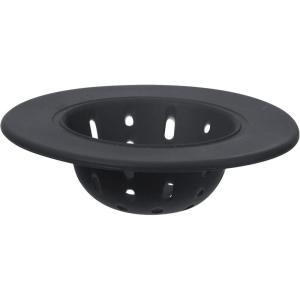 imageOGGI Silicone Sink Strainer Great Kitchen Sink Strainer Sink Drain Strainer Drain Stopper Sink Plug 46 Diameter Rim BlackBlack