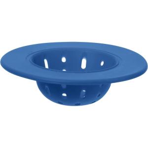 imageOGGI Silicone Sink Strainer Great Kitchen Sink Strainer Sink Drain Strainer Drain Stopper Sink Plug 46 Diameter Rim BlackBlue