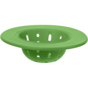 imageOGGI Silicone Sink Strainer Great Kitchen Sink Strainer Sink Drain Strainer Drain Stopper Sink Plug 46 Diameter Rim BlackGreen