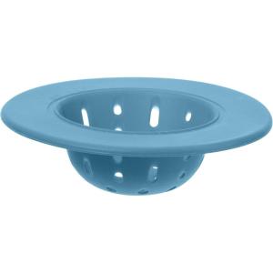 imageOGGI Silicone Sink Strainer Great Kitchen Sink Strainer Sink Drain Strainer Drain Stopper Sink Plug 46 Diameter Rim BlackTurquoise