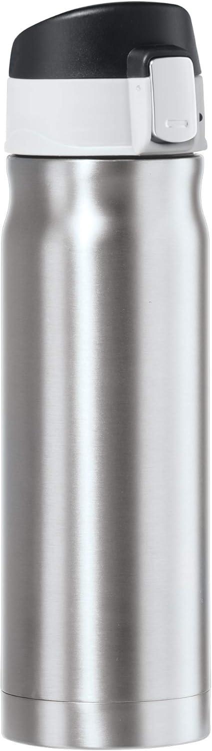 imageOGGI Caliber Stainless Steel Travel Water Bottle Insulated Coffee Mug Metal Water Bottle Sports Bottle Water Flask Travel Bottles 17oz PeacockStainless