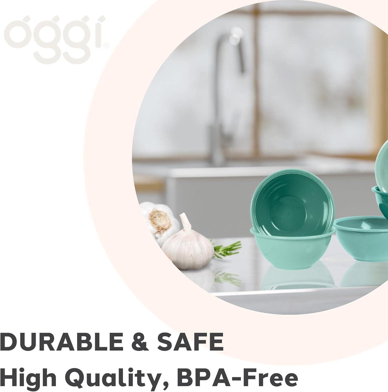 imageOggi Set of 6 Colored Pinch Bowls  45quot  114cm Diameter Ideal Salt ampamp Pepper Dip Condiments Mini Bowls Prep Bowls for Cooking Mise en Place Bowls CharcuterieAssorted