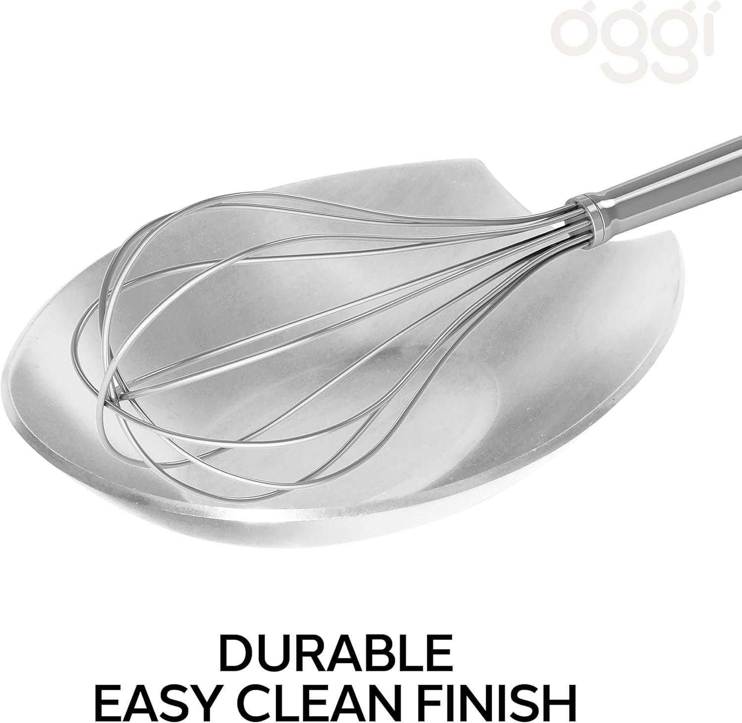 imageOggi Spooner Stainless Steel Spoon Rest Holds Kitchen Utensils for Mess Free Cooking Stove Top Coffee Station Kitchen Accessories Utensil Rest Blue 525 inch by 35 inch 76355Stainless Steel