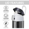 imageOGGI Caliber Stainless Steel Travel Water Bottle Insulated Coffee Mug Metal Water Bottle Sports Bottle Water Flask Travel Bottles 17oz PeacockOlive