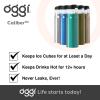 imageOGGI Caliber Stainless Steel Travel Water Bottle Insulated Coffee Mug Metal Water Bottle Sports Bottle Water Flask Travel Bottles 17oz PeacockOlive