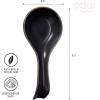 imageOGGI Ceramic Spoon Rest Spoon Rest for Stove Top Spoon Holder for Countertop Kitchen Decor for Counter Coffee Bar Accessories WhiteBlack