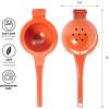 imageOGGI Combo Citrus Press Aluminum Manual Citrus Juicer wNonStick Coating Ideal Hand Juicer this Citrus Squeezer is a Great Addition to Your Kitchen Accessories YellowOrange Press