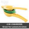 imageOGGI Combo Citrus Press Aluminum Manual Citrus Juicer wNonStick Coating Ideal Hand Juicer this Citrus Squeezer is a Great Addition to Your Kitchen Accessories YellowCitrus Juicer