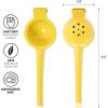 imageOGGI Combo Citrus Press Aluminum Manual Citrus Juicer wNonStick Coating Ideal Hand Juicer this Citrus Squeezer is a Great Addition to Your Kitchen Accessories YellowLemon Press