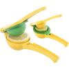imageOGGI Combo Citrus Press Aluminum Manual Citrus Juicer wNonStick Coating Ideal Hand Juicer this Citrus Squeezer is a Great Addition to Your Kitchen Accessories YellowCitrus Juicer
