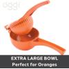 imageOGGI Combo Citrus Press Aluminum Manual Citrus Juicer wNonStick Coating Ideal Hand Juicer this Citrus Squeezer is a Great Addition to Your Kitchen Accessories YellowOrange Press