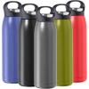 imageOGGI Freestyle Stainless Steel Insulated Water Bottle Double Wall Vacuum Insulated Travel Thermos 23oz680ml GreenCharcoal