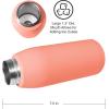 imageOGGI Freestyle Stainless Steel Insulated Water Bottle Double Wall Vacuum Insulated Travel Thermos 23oz680ml GreenCoral