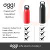imageOGGI Freestyle Stainless Steel Insulated Water Bottle Double Wall Vacuum Insulated Travel Thermos 23oz680ml GreenGreen