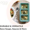 imageOGGI Prep ampamp Portion Silicone Freezer Trays with Lid  Freezer Molds for Food Ice Cube Tray Food Prep Containers Freezer Storage Containers for Soup Smoothie Cubes Broth Leftovers  2 Cup x2Green