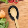 imageOGGI Spooner Ceramic Spoon Rest Spoon Rest for Stove Top Spoon Holder for Countertop Kitchen Decor for Counter Coffee Bar Accessories Midnight BlueBlack