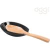 imageOGGI Spooner Ceramic Spoon Rest Spoon Rest for Stove Top Spoon Holder for Countertop Kitchen Decor for Counter Coffee Bar Accessories Midnight BlueBlack