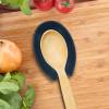 imageOGGI Spooner Ceramic Spoon Rest Spoon Rest for Stove Top Spoon Holder for Countertop Kitchen Decor for Counter Coffee Bar Accessories Midnight BlueBlue