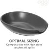 imageOGGI Spooner Ceramic Spoon Rest Spoon Rest for Stove Top Spoon Holder for Countertop Kitchen Decor for Counter Coffee Bar Accessories Midnight BlueGray