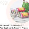 imageOGGI Stackable Storage Bin With Handle  Large 1475quot x 85quot x 375quot  Ideal for Kitchen Organization Pantry Storage Fridge Organizing Clear135 x 5 x 4