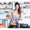 imageOGGI Stainless Steel Grease Container with Handle Removable Strainer and Flip Top Lid Perfect container for fryer oil bacon drippings lard and ghee oil Can capacity  025 Gall  1 Qt  095 Lt1 Gallon  4 Quart  375 Liter