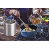 imageOGGI Stainless Steel Grease Container with Handle Removable Strainer and Flip Top Lid Perfect container for fryer oil bacon drippings lard and ghee oil Can capacity  025 Gall  1 Qt  095 Lt1 Gallon  4 Quart  375 Liter