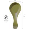 imageOGGI Stainless Steel Spoon Rest Long Handle Holds Kitchen Utensils in Place Great Spoon Rest for Counter Stove Top or Coffee Station Kitchen Accessories Utensil Rest StainlessOlive