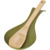 imageOGGI Stainless Steel Spoon Rest Long Handle Holds Kitchen Utensils in Place Great Spoon Rest for Counter Stove Top or Coffee Station Kitchen Accessories Utensil Rest StainlessOlive