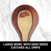imageOGGI Stainless Steel Spoon Rest Long Handle Holds Kitchen Utensils in Place Great Spoon Rest for Counter Stove Top or Coffee Station Kitchen Accessories Utensil Rest StainlessBrick Red