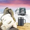 imageOGGI ThermoMug Stainless Steel Insulated Mug Double Wall Vacuum Insulated wHandle ampamp Lid Coffee Cup Camping Mug Travel Thermos 14oz420ml RedBlack