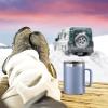 imageOGGI ThermoMug Stainless Steel Insulated Mug Double Wall Vacuum Insulated wHandle ampamp Lid Coffee Cup Camping Mug Travel Thermos 14oz420ml RedBlue