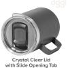 imageOGGI ThermoMug Stainless Steel Insulated Mug Double Wall Vacuum Insulated wHandle ampamp Lid Coffee Cup Camping Mug Travel Thermos 14oz420ml RedDaisy